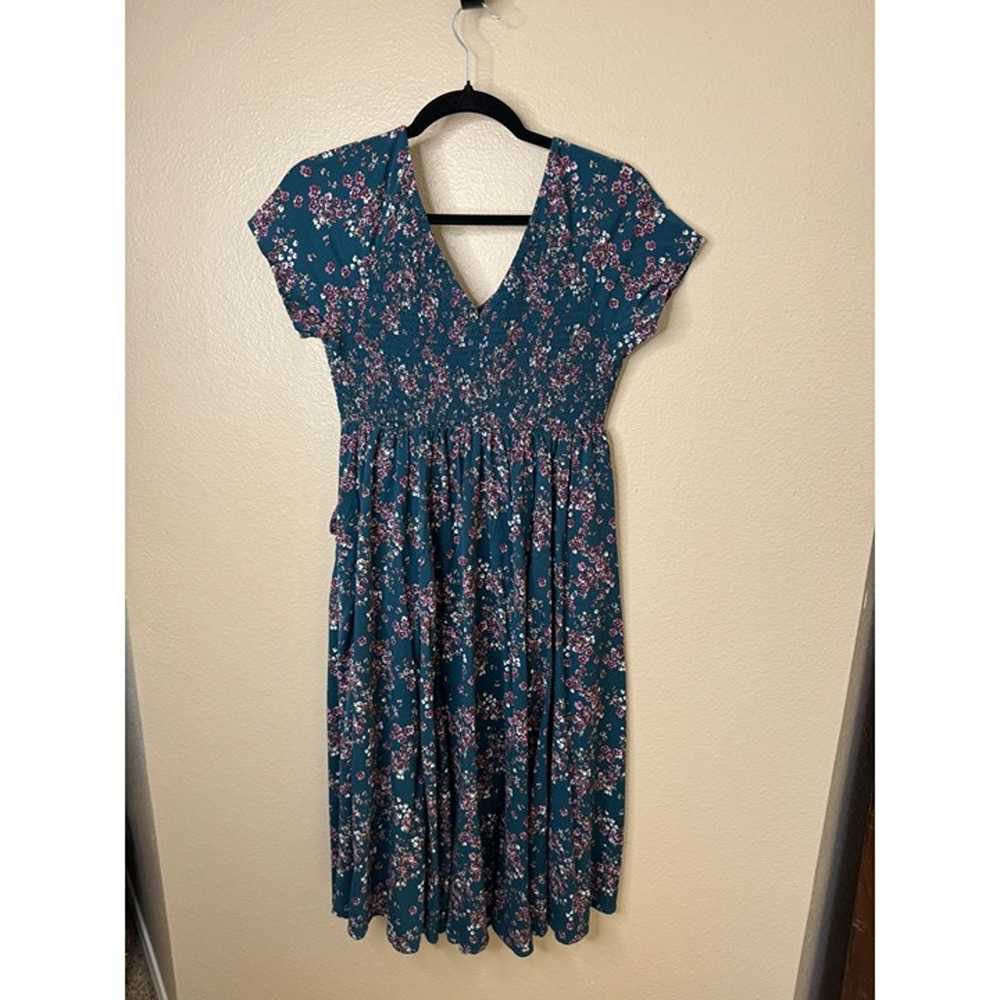 Torrid Women's Blue Dress Size 0 Short sleeve Mid… - image 6