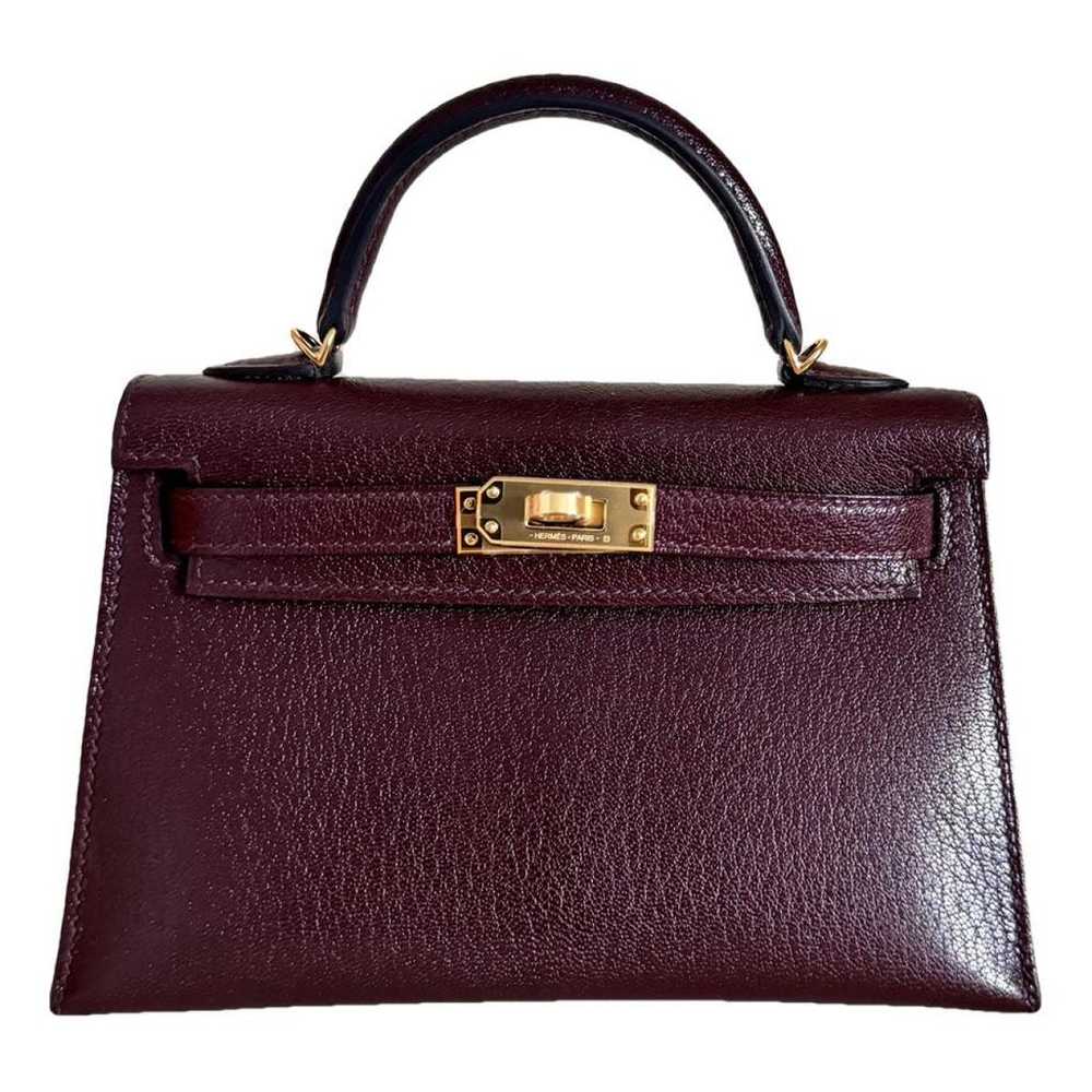 Hermès Kelly Mini leather handbag - image 1