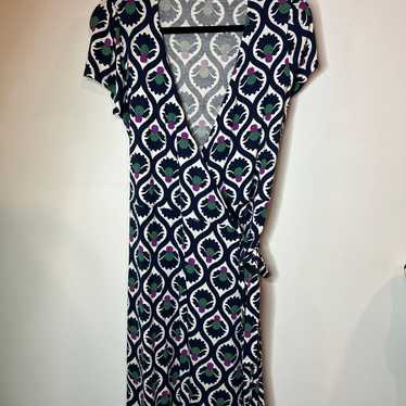 Boden Short Sleeve Midi Wrap Jersey Dress size R6