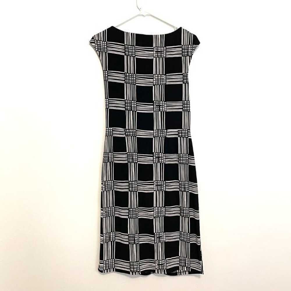 EVAN PICONE Cap Sleeve Matte Jersey Knit Dress Bl… - image 9