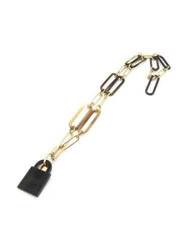 Hermès Pre-Owned 2010s padlock pendant necklace -… - image 1