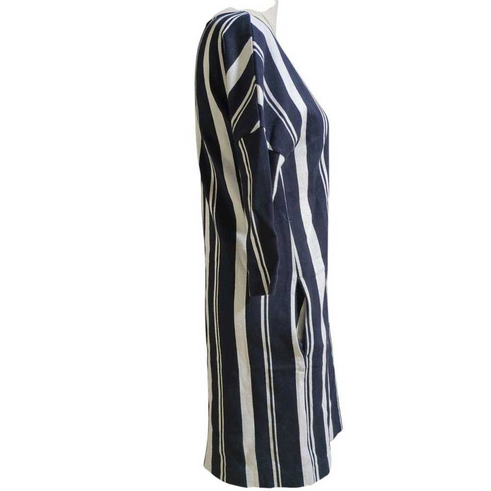 MAX&Co. Stripe Dress Size S Navy × White Spring S… - image 5