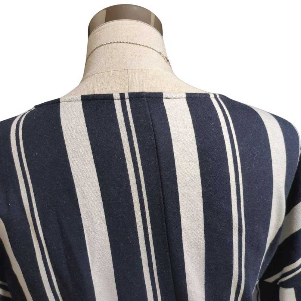 MAX&Co. Stripe Dress Size S Navy × White Spring S… - image 8