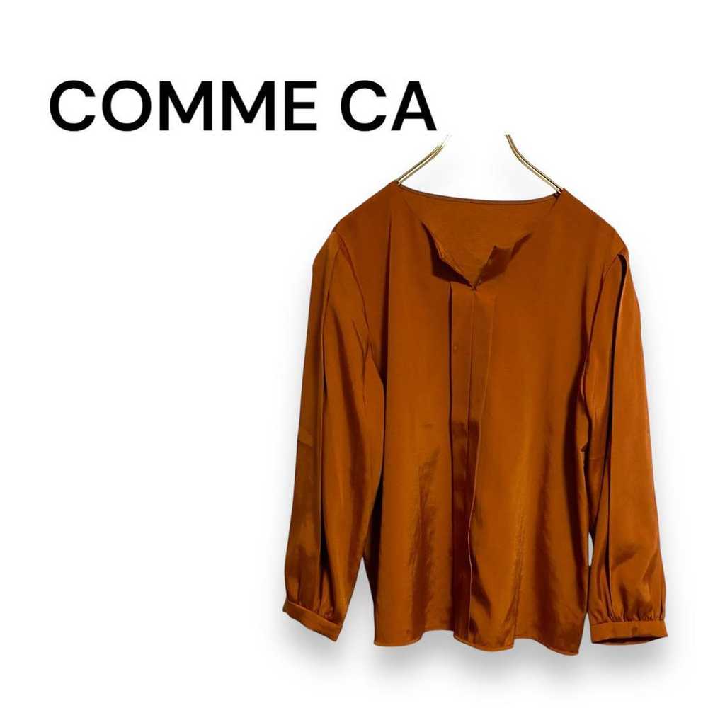 [Comsa] Shirt Blouse Long Sleeve Simple Elegant 9 - image 1