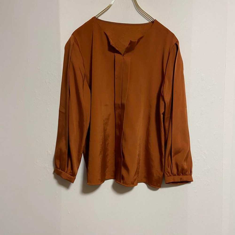 [Comsa] Shirt Blouse Long Sleeve Simple Elegant 9 - image 2