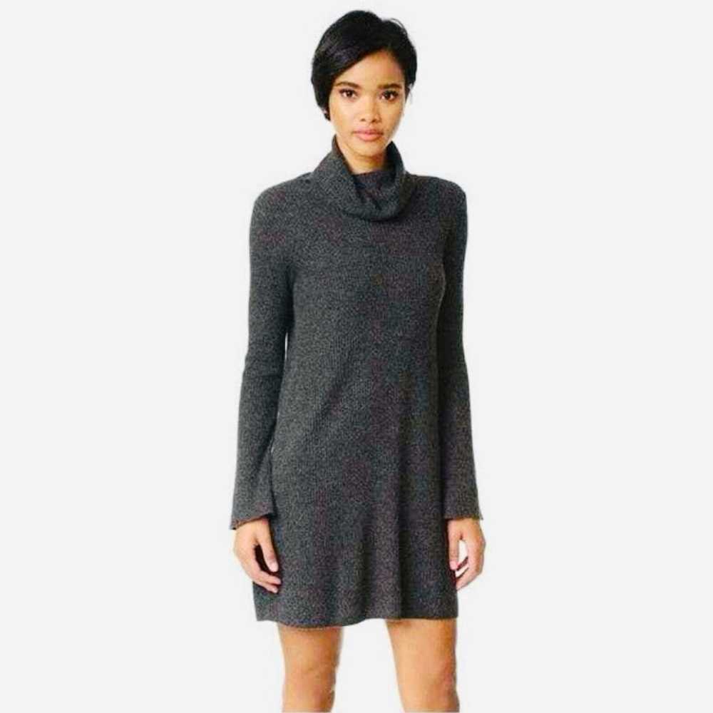 Madewell wool/alpaca blend ribbed turtleneck dres… - image 1