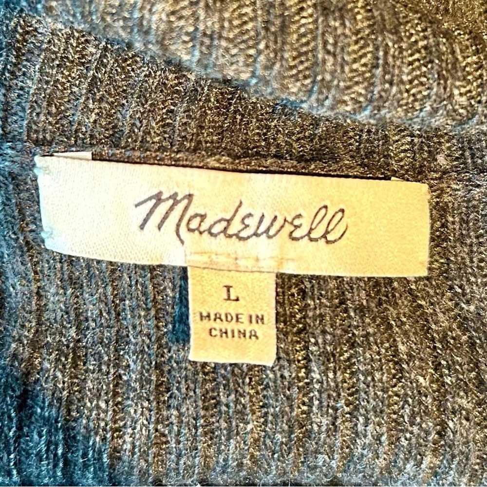 Madewell wool/alpaca blend ribbed turtleneck dres… - image 7