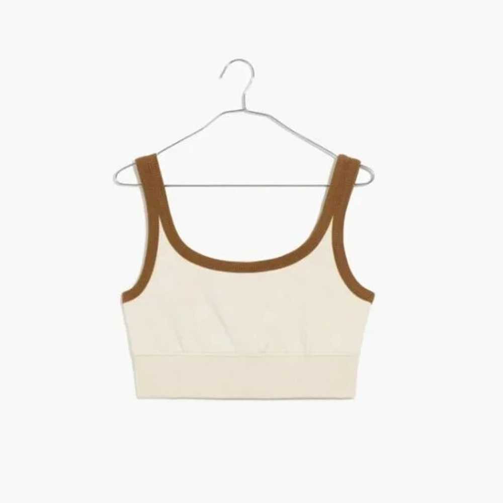 Madewell - MWL Airy Terry Cotton Ribbed Bralette … - image 2