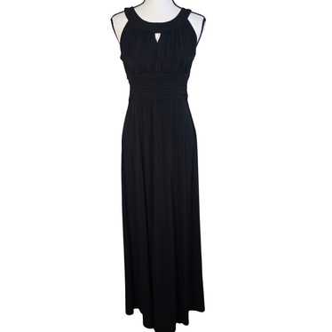 Signature By Sangria Dress Women's 6 Black Maxi K… - image 1