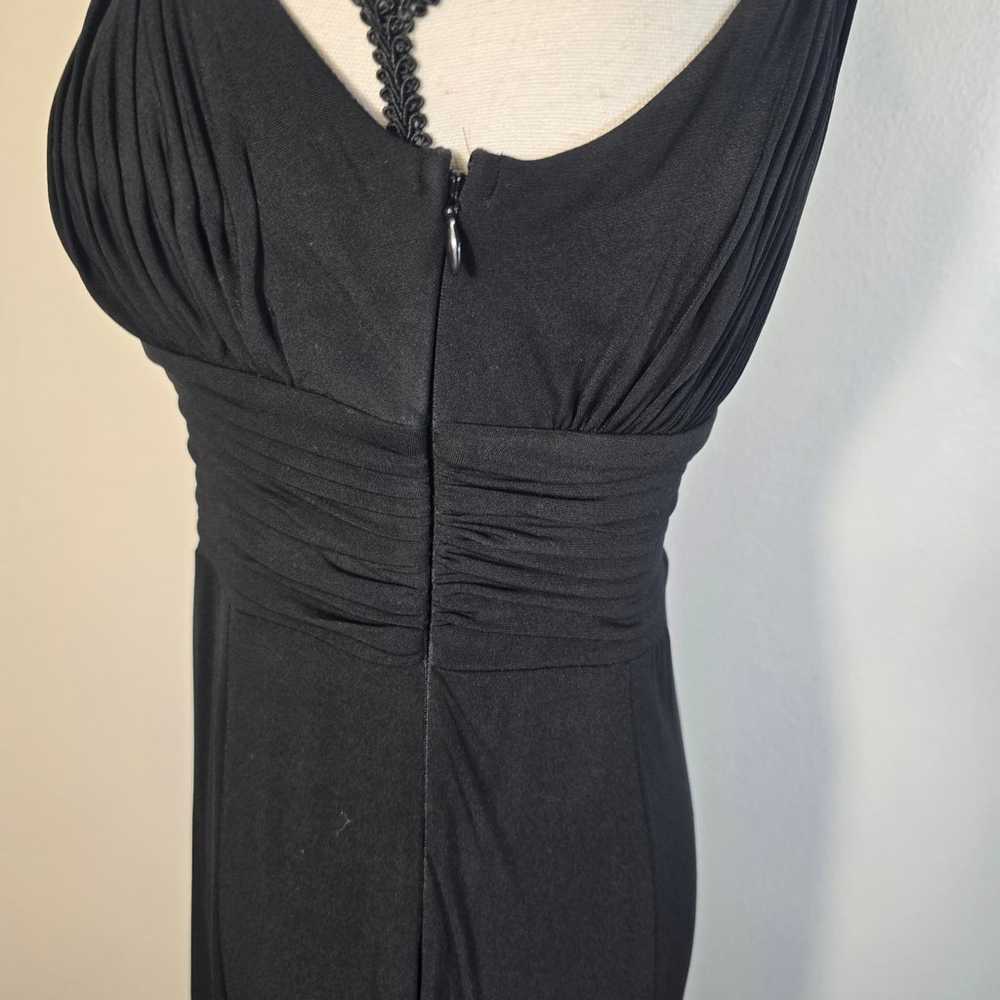 Signature By Sangria Dress Women's 6 Black Maxi K… - image 4