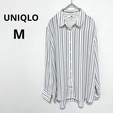 UNIQLO Stripe T-Shirt【M】Shirt Lightweight Sheer