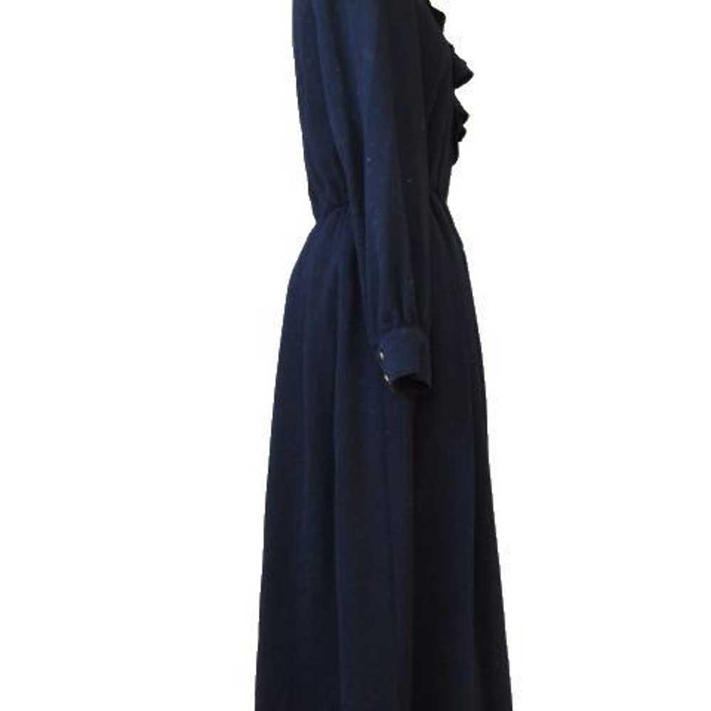 Vintage♪ Retro navy modern dress from the 70s, 60… - image 3