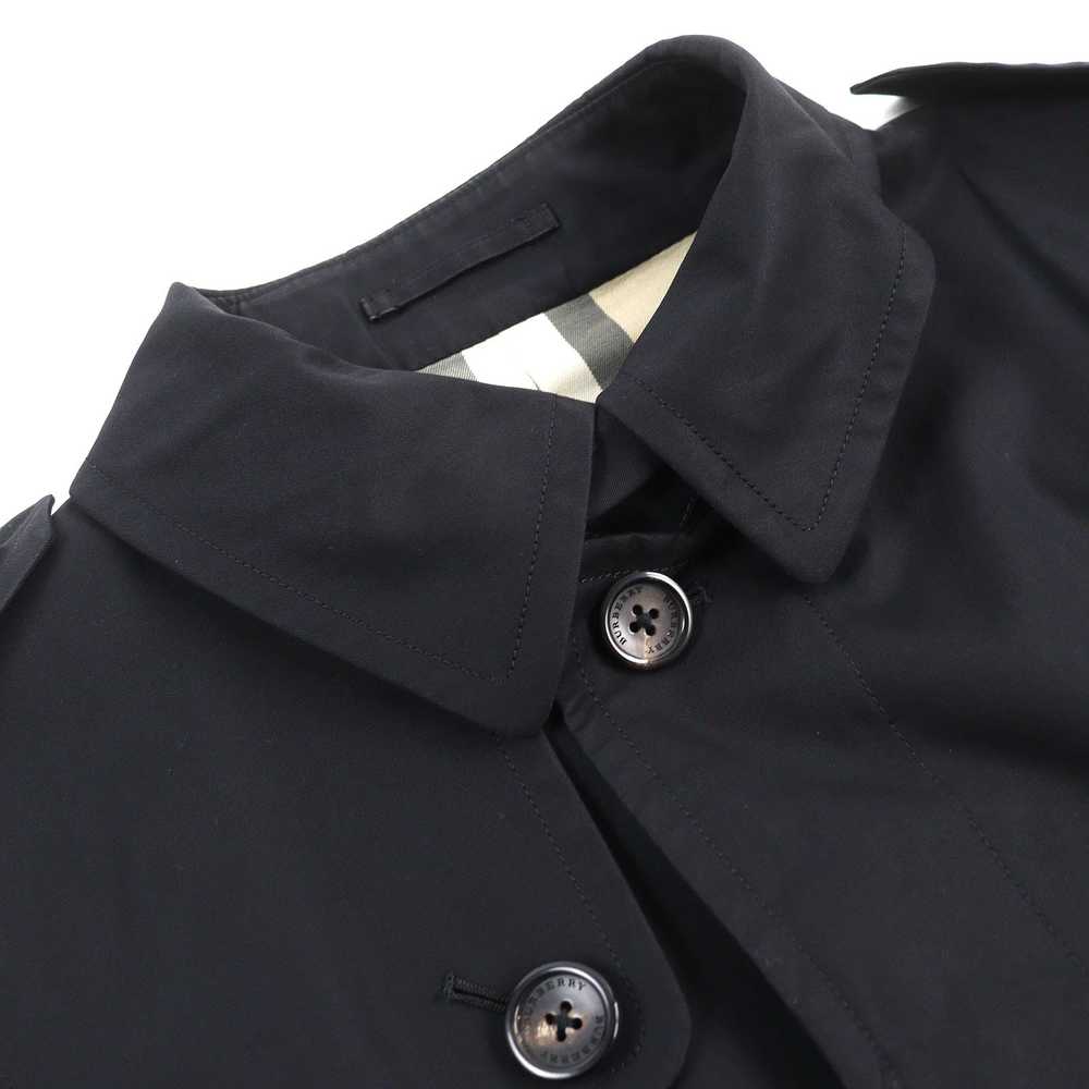 BURBERRY LONDON trench coat cotton black L - image 10