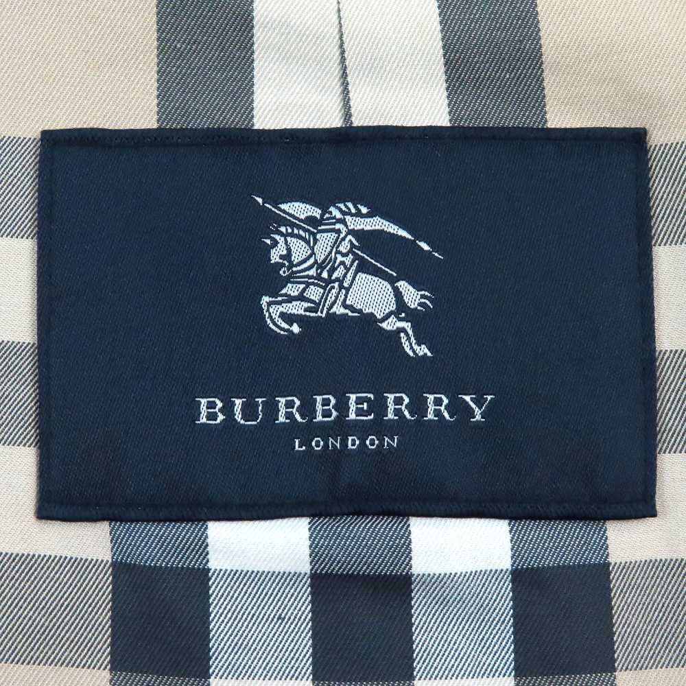 BURBERRY LONDON trench coat cotton black L - image 5