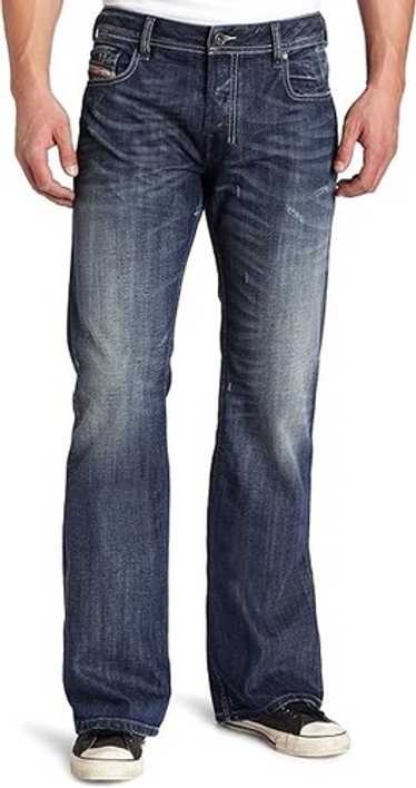 ディーゼル　デッドストック　新品　ZATHAN Vintage Diesel Zathan Selvedge Bootcut Blue Jeans *Mens 38