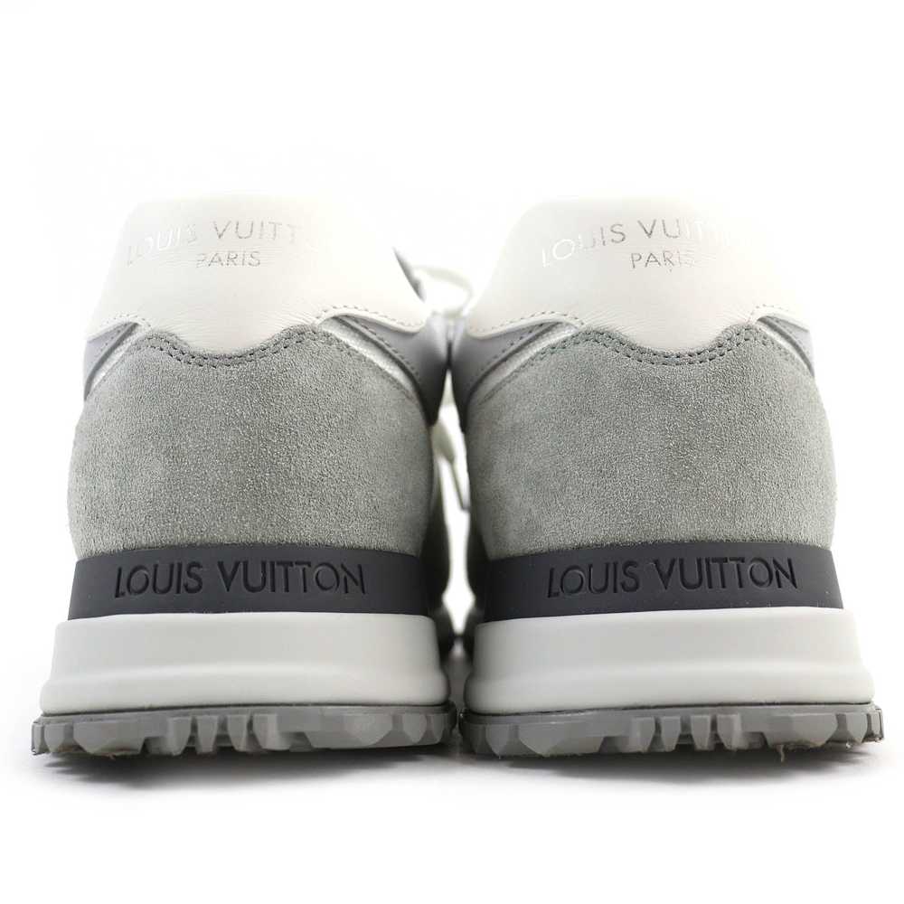 LOUIS VUITTON Low cut sneakers Suede leather Gray… - image 5