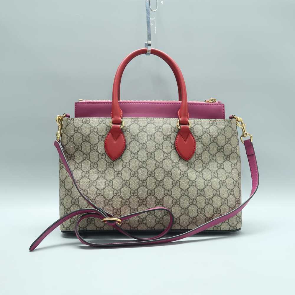 Gucci Leather satchel - image 4