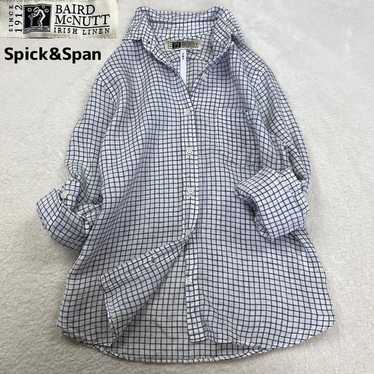 Spick & Span Linen Check Shirt BAIRD MCNUTT