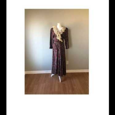 Vintage 80s Westminster Lace Cottagecore Dress - image 1