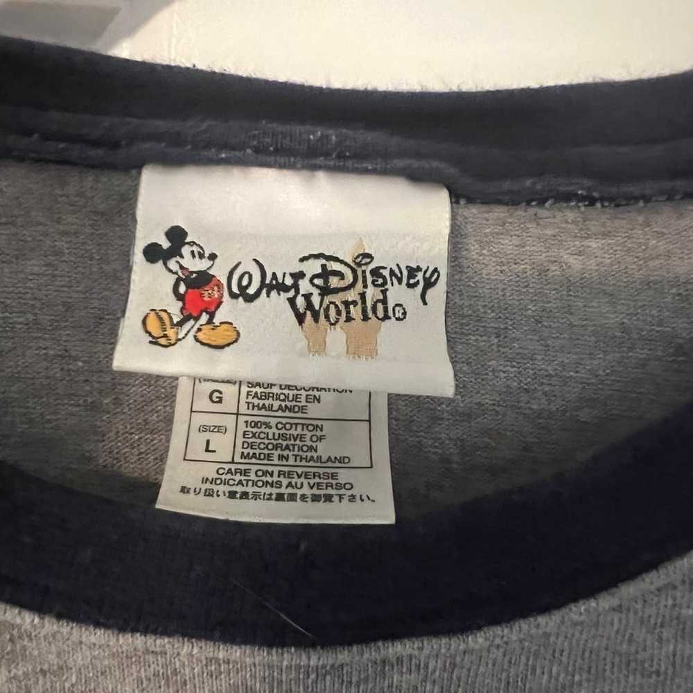 Vintage Walt Disney World | 100% Cotton Grey/Navy… - image 4