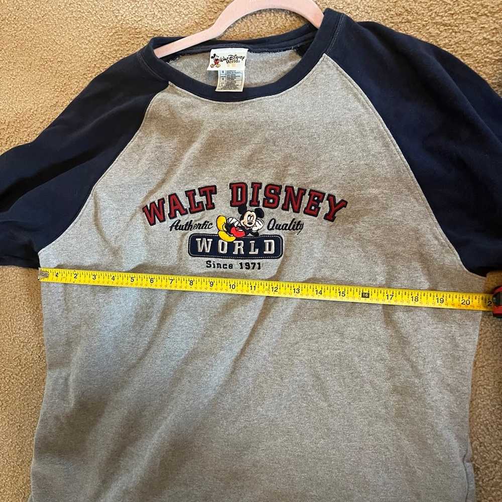 Vintage Walt Disney World | 100% Cotton Grey/Navy… - image 7