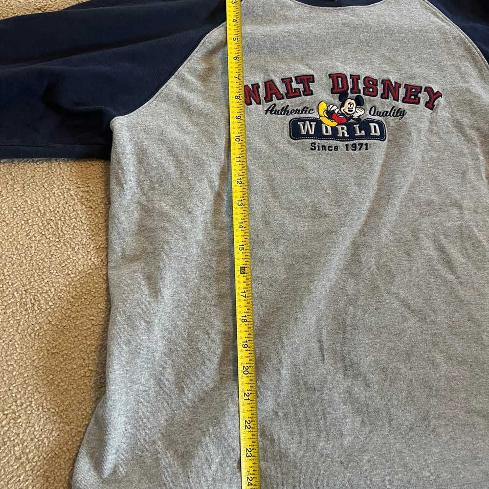 Vintage Walt Disney World | 100% Cotton Grey/Navy… - image 8