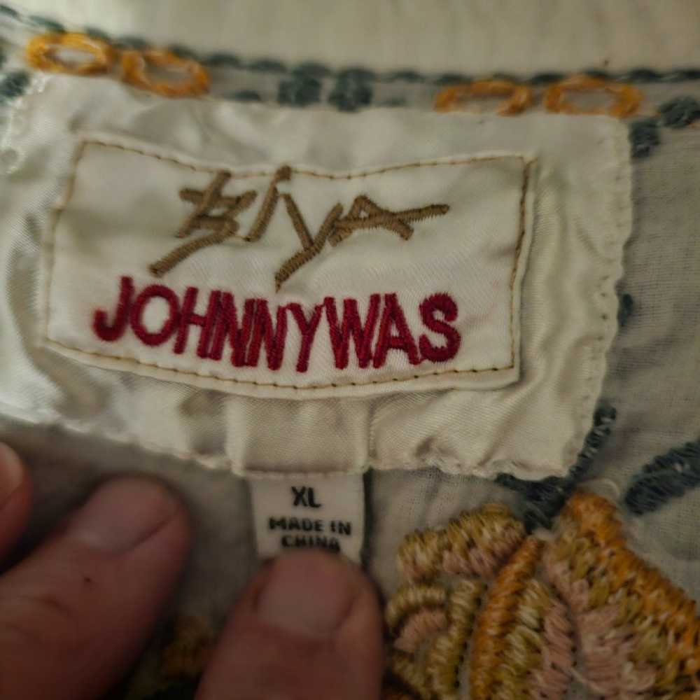 Johnny Was Workshop BLYA Top XL Tunic Embroidered… - image 4