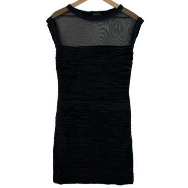 Jenni Button Black Mini Dress - image 1