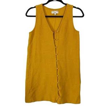 Madewell texture and thread, mustard, yellow cotto