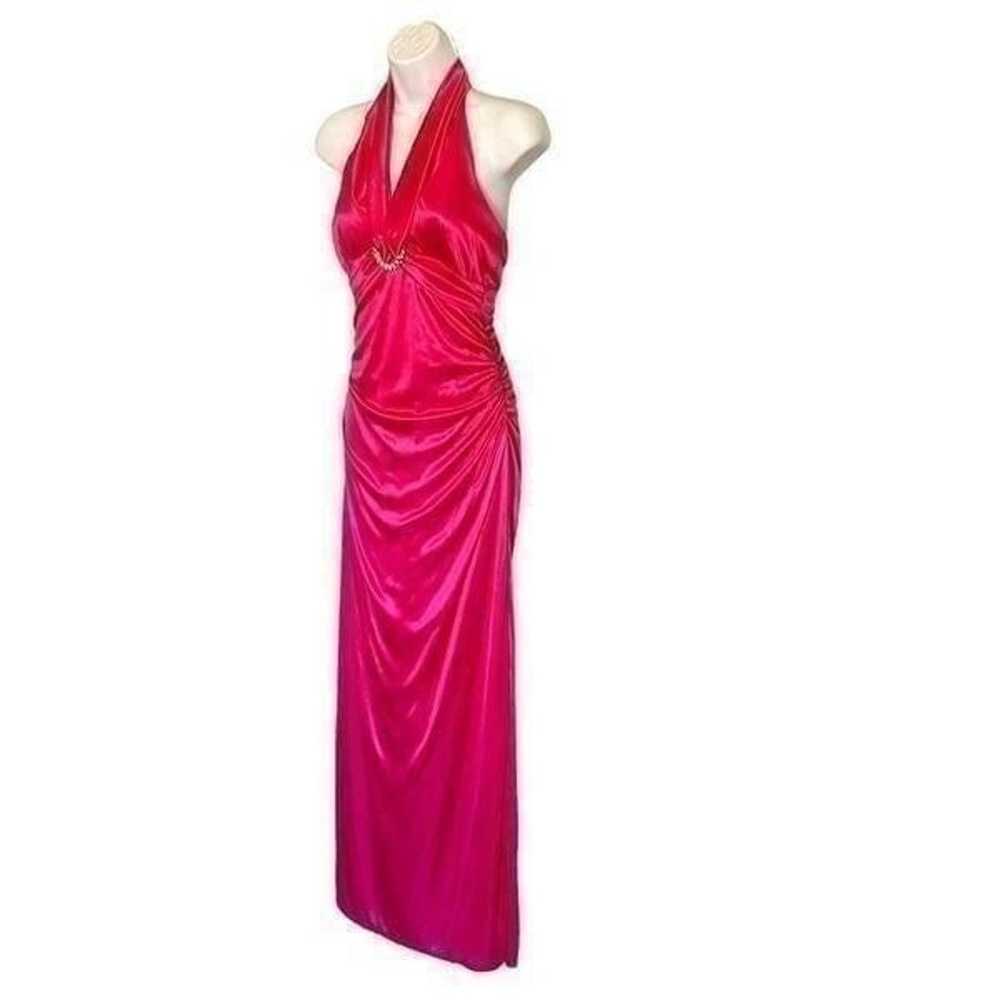 My Michelle Flattering Halter Neck Draped Maxi Go… - image 2