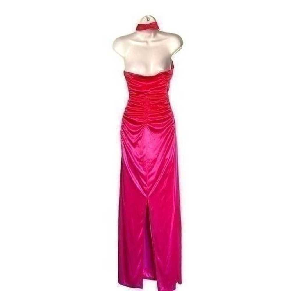 My Michelle Flattering Halter Neck Draped Maxi Go… - image 4