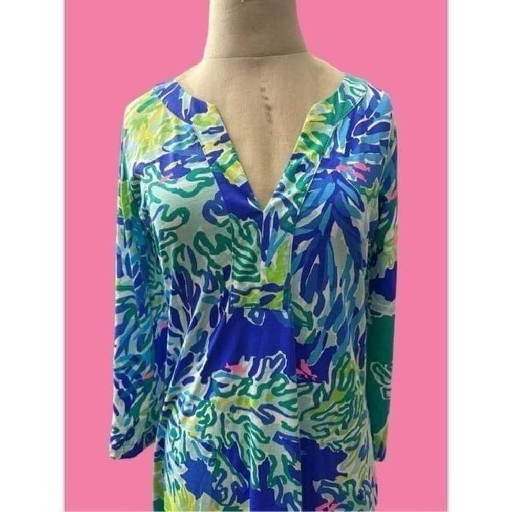 Lilly Pulitzer Riva Dress in Wade & Sea Print / S… - image 2