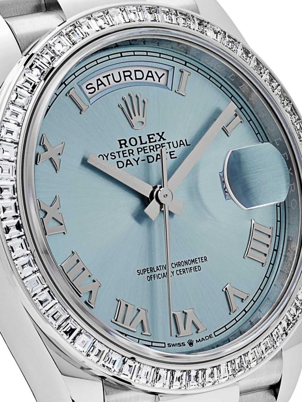 Rolex 2024 pre-owned Day-Date 36mm - Blue - image 4