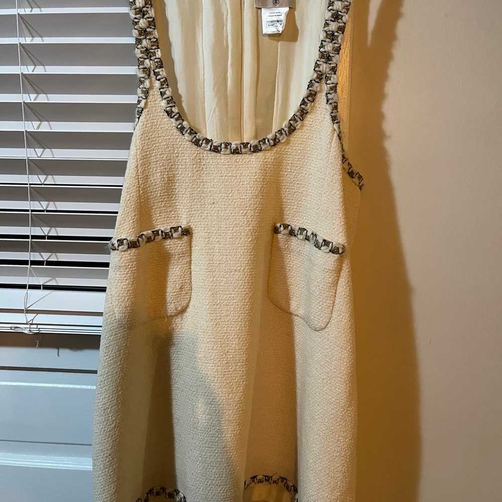 VINTAGE CHANEL Tweed Tank Dress - image 1