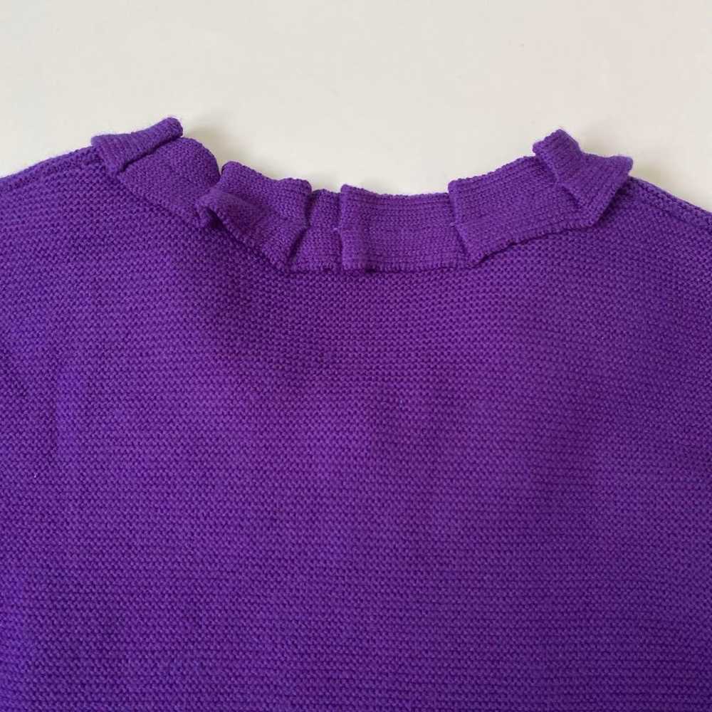 SONIA BY SONIA RYKIEL Purple Short Sleeve Knit Dr… - image 10