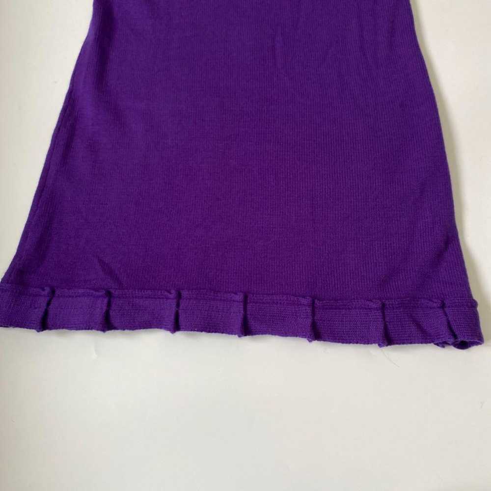 SONIA BY SONIA RYKIEL Purple Short Sleeve Knit Dr… - image 7