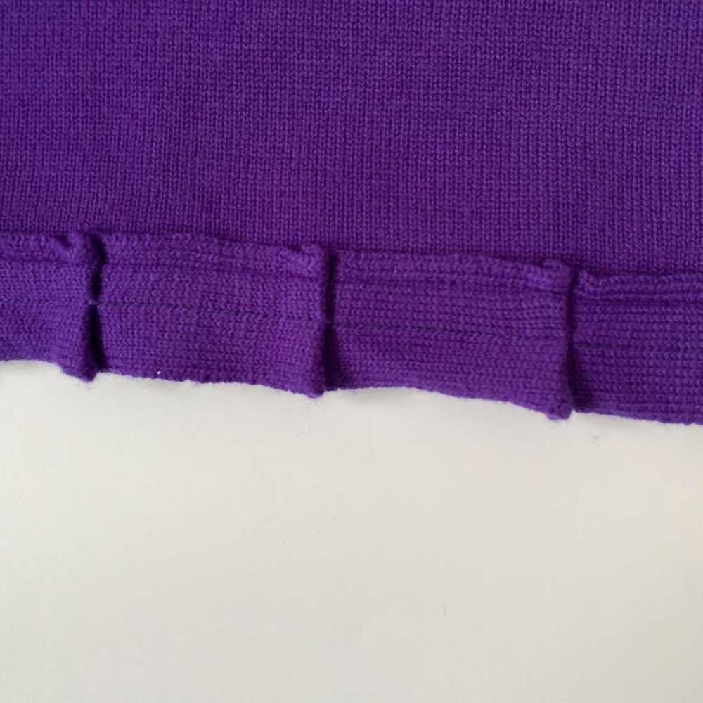 SONIA BY SONIA RYKIEL Purple Short Sleeve Knit Dr… - image 8