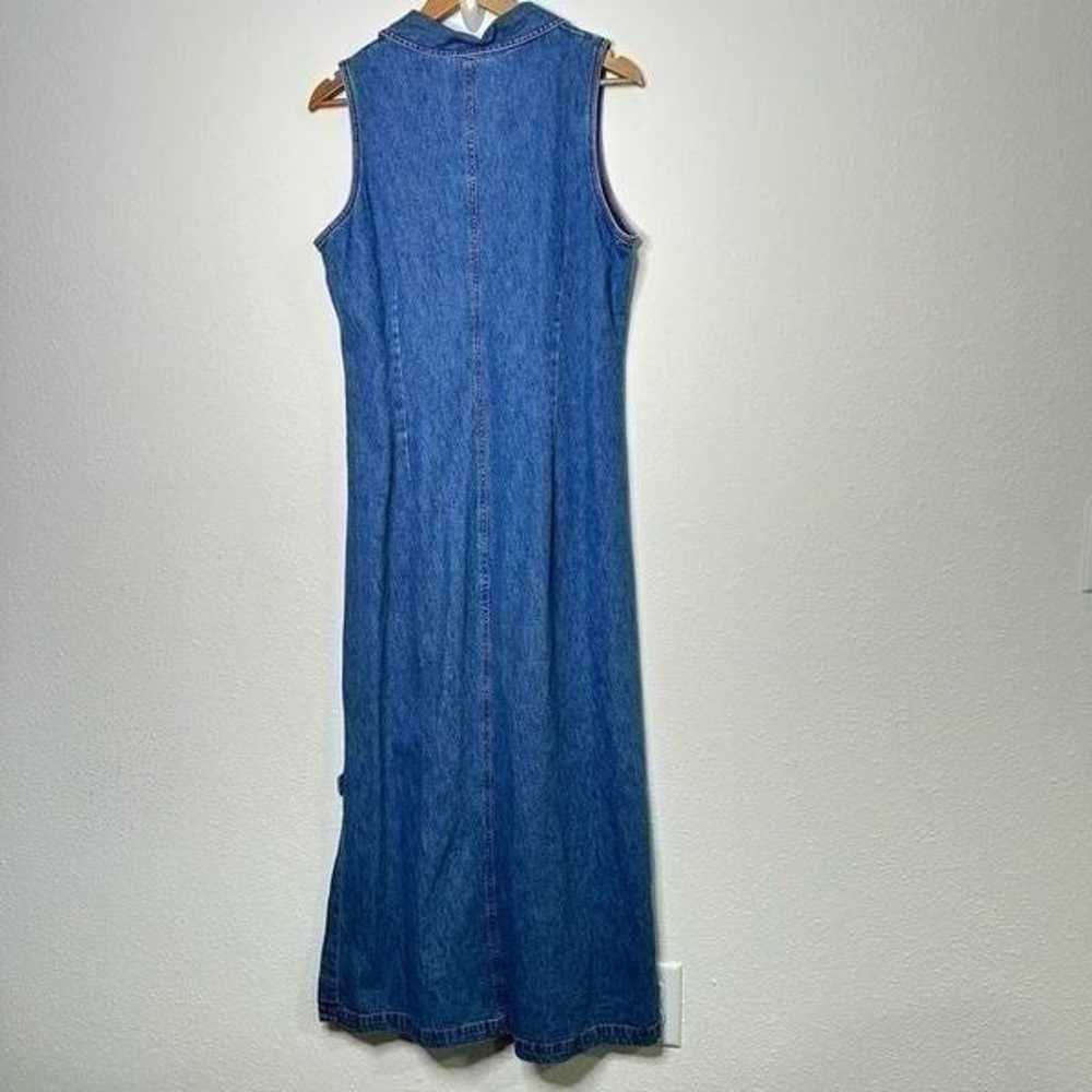 Studio Ease Mature Vintage Modest Denim Sleeveles… - image 7