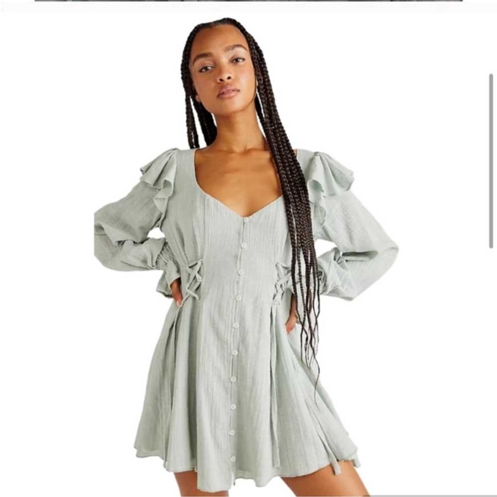 Free People In The Mood For Frills Mini Dress - image 9