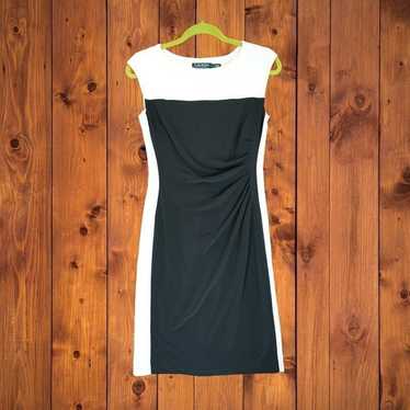 Lauren Ralph Lauren Women's Dress Size 4 Black/Wh… - image 1