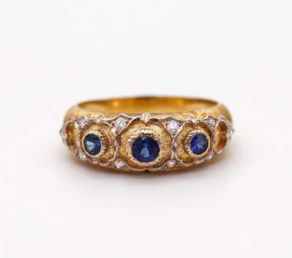 BUCCELLATI Milano Baroque Ring In 18Kt Gold With … - image 3