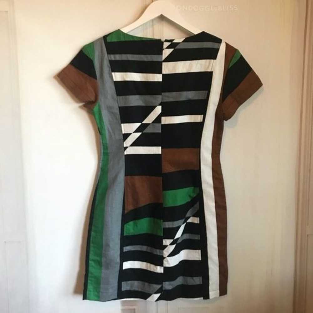 DEREK LAM Geo Abstract Sheath Dress - image 3