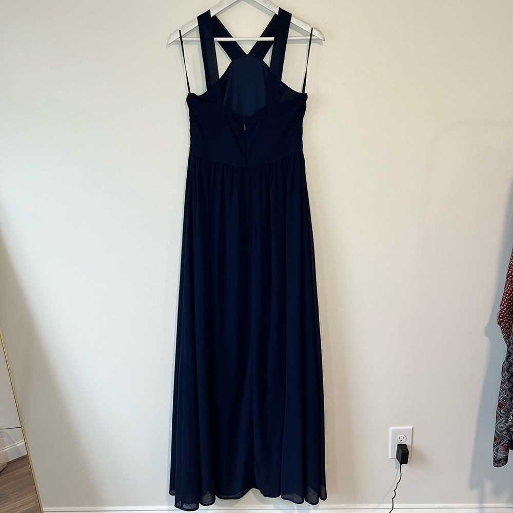 Lulus Air of Romance Navy Blue Maxi Dress Romanti… - image 2