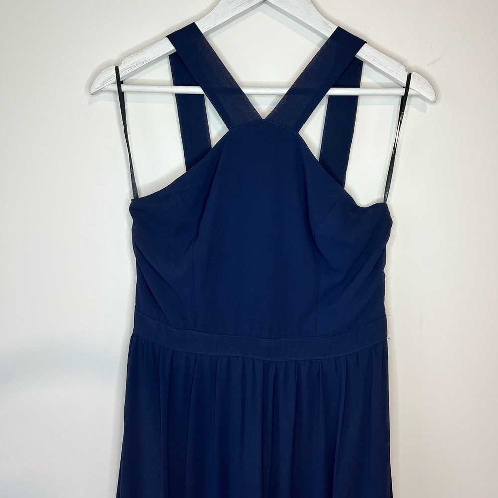 Lulus Air of Romance Navy Blue Maxi Dress Romanti… - image 3