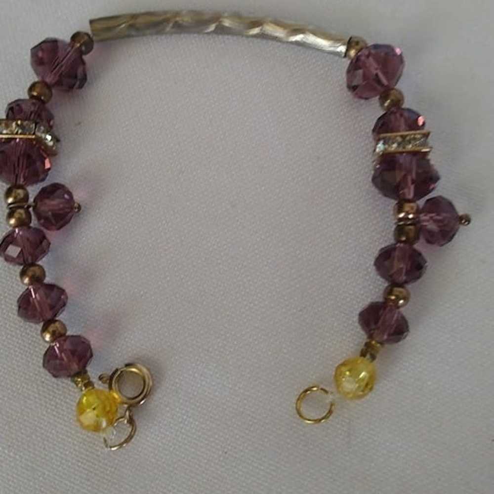 Vintage jewelry set, necklace and bracelet - image 6