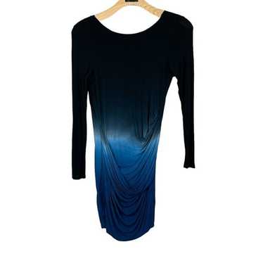 Young Fabulous & Broke Dress Small Black Blue Tie… - image 1