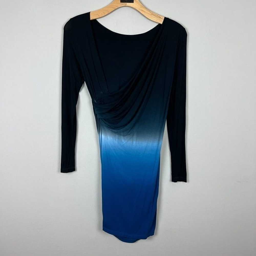 Young Fabulous & Broke Dress Small Black Blue Tie… - image 5