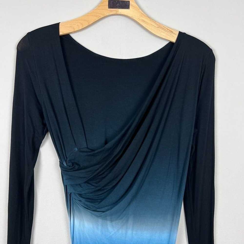 Young Fabulous & Broke Dress Small Black Blue Tie… - image 6