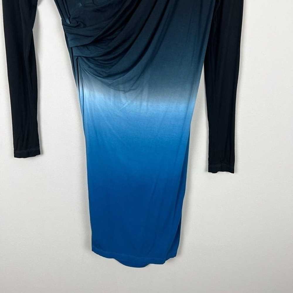 Young Fabulous & Broke Dress Small Black Blue Tie… - image 7