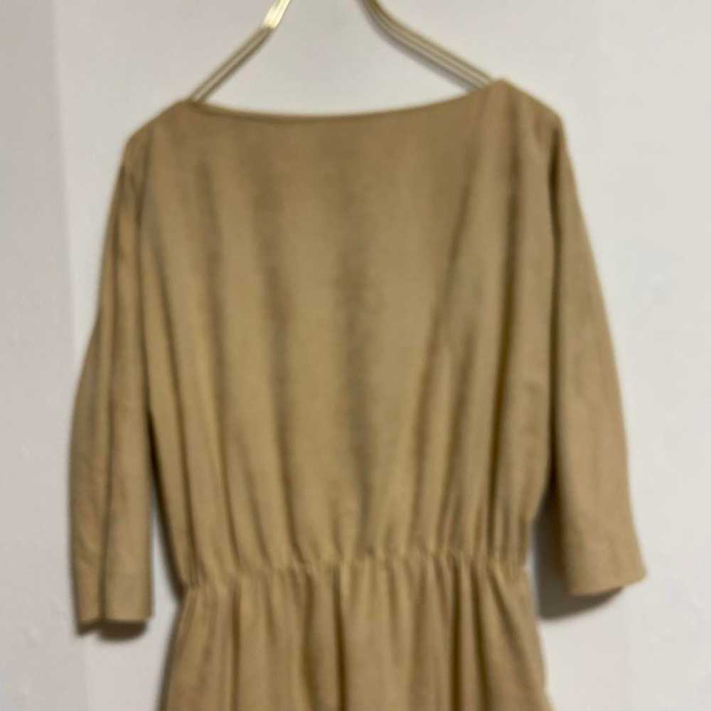 【Iena】One Piece Dress, Five-Quarter Sleeves, Sued… - image 9